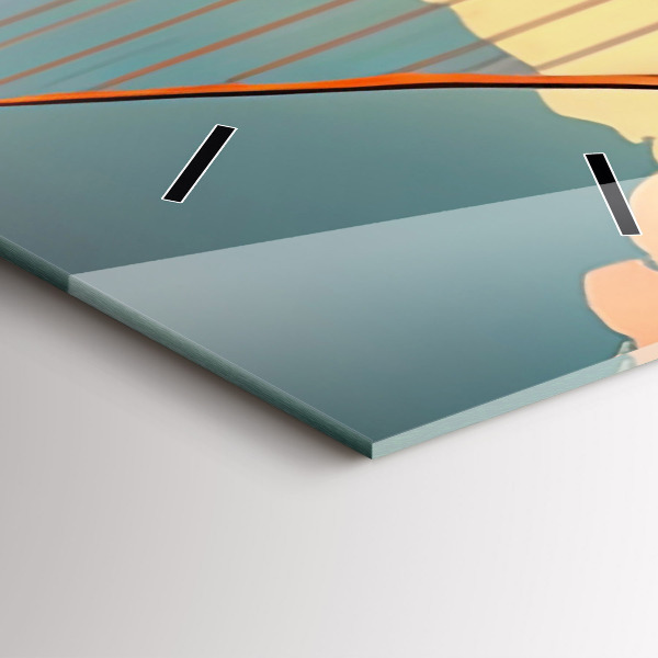 Vertikale Uhr Brücke von San Francisco