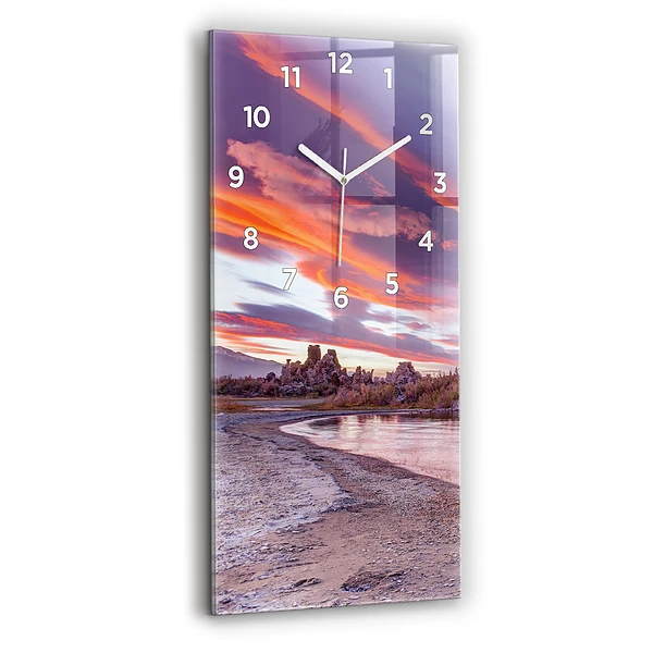 Vertikale Uhr mit motiv Sonnenaufgang in Kalifornien