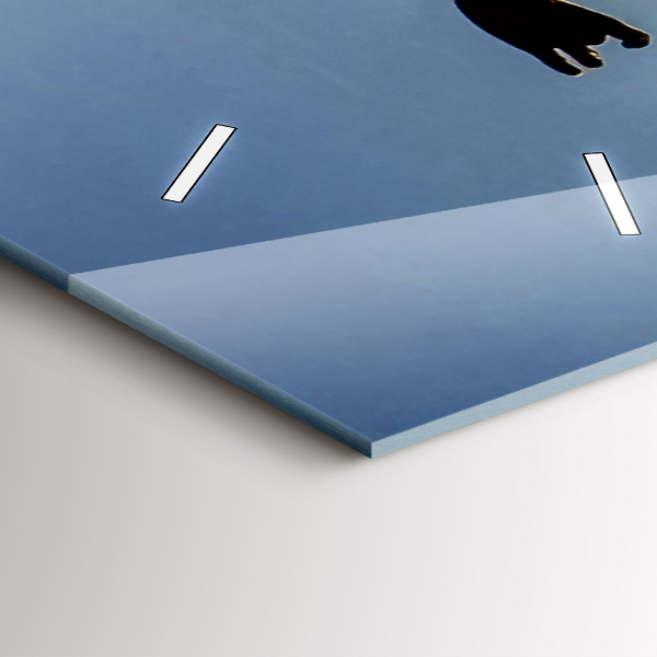 Vertikale Uhr Spanischer Tanz auf dem Meer