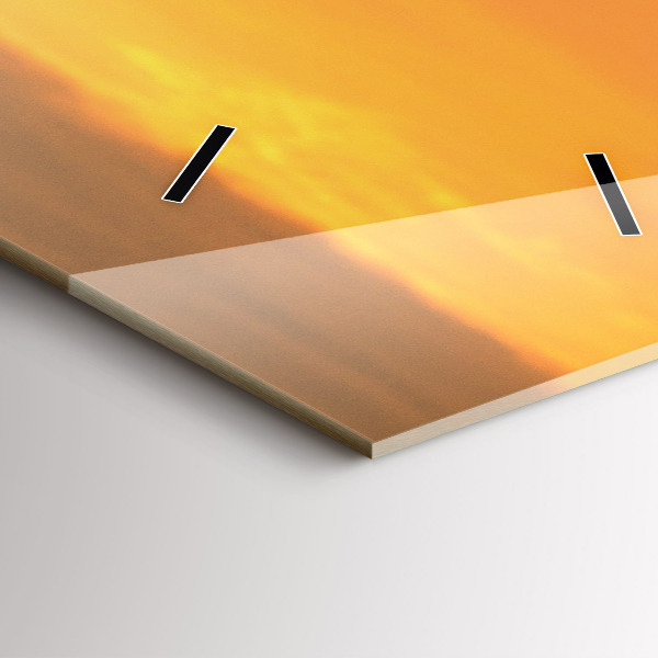 Vertikale Uhr mit motiv Lavendelwiese Frankreich