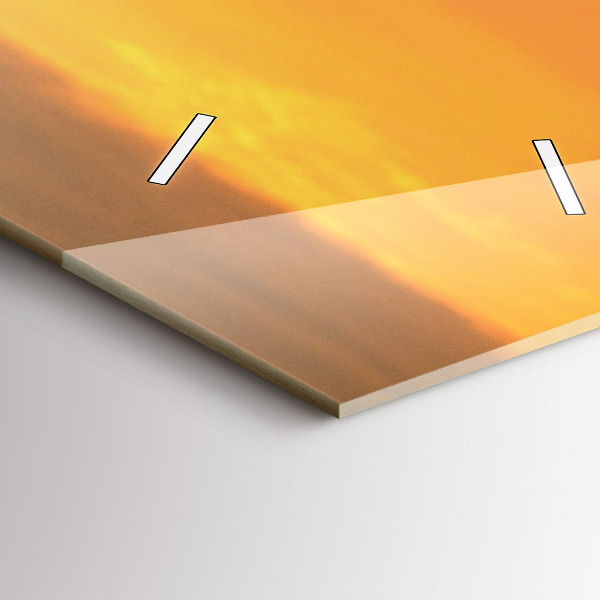 Vertikale Uhr mit motiv Lavendelwiese Frankreich