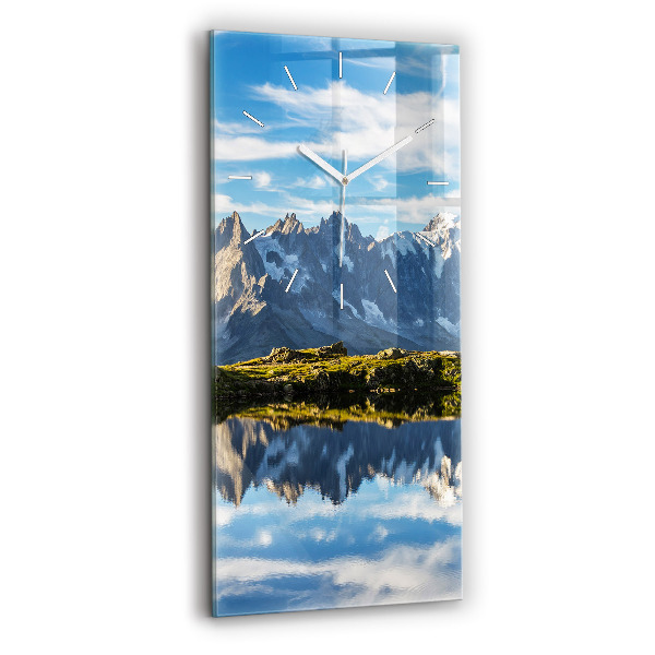 Vertikale Uhr Chamonix-Tal, Französische Alpen
