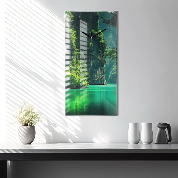 Vertikale Uhr mit motiv Naturlandschaft in Thailand