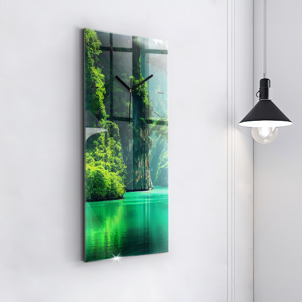 Vertikale Uhr mit motiv Naturlandschaft in Thailand