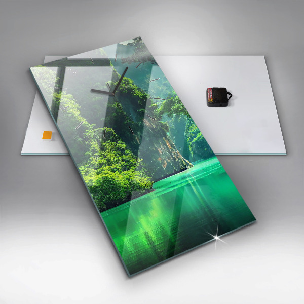 Vertikale Uhr mit motiv Naturlandschaft in Thailand