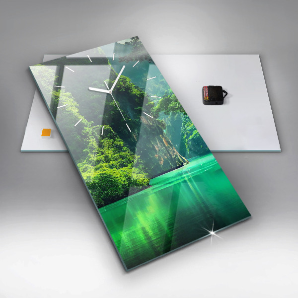 Vertikale Uhr mit motiv Naturlandschaft in Thailand
