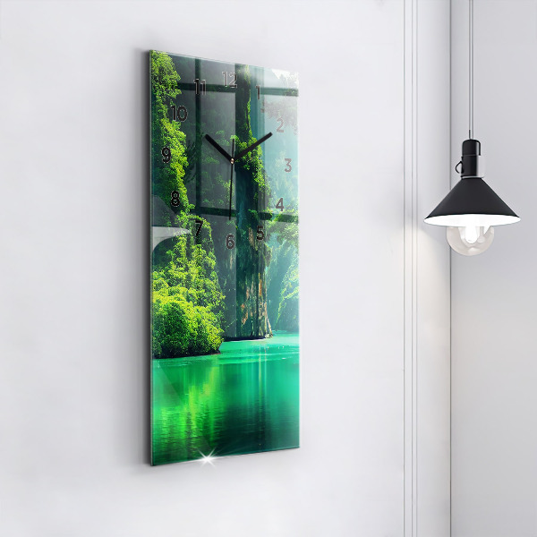 Vertikale Uhr mit motiv Naturlandschaft in Thailand