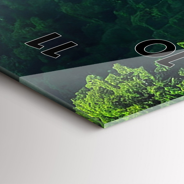 Vertikale Uhr mit motiv Naturlandschaft in Thailand