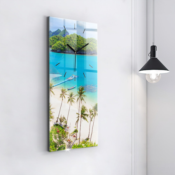 Vertikale Uhr Nationalpark Thailand