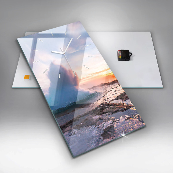 Vertikale Uhr Geysir auf der Insel Island