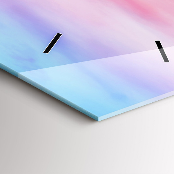 Vertikale Uhr mit motiv Bergblick Island