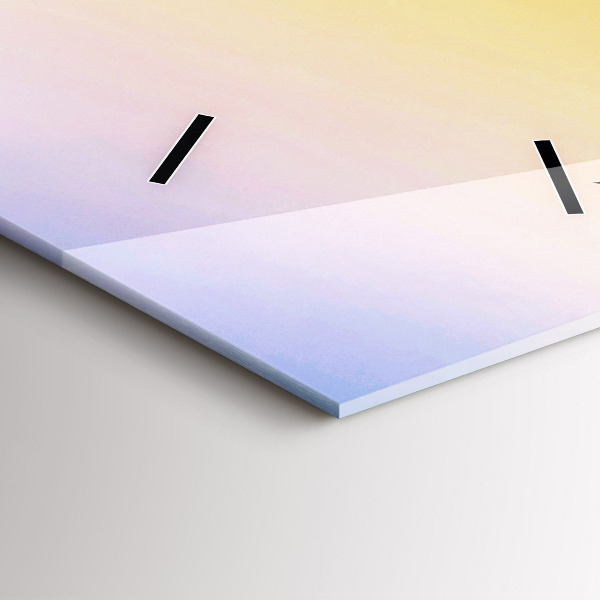 Vertikale Uhr mit motiv Eisberg und Sonnenaufgang