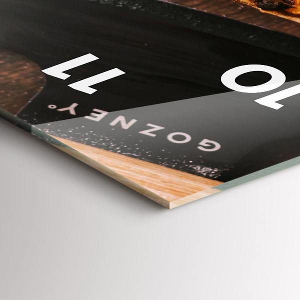 Vertikale Uhr mit motiv Italienische Pizza