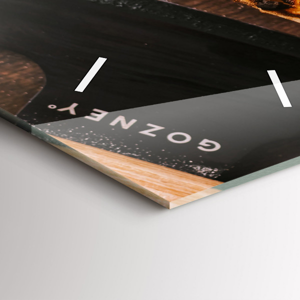 Vertikale Uhr mit motiv Italienische Pizza