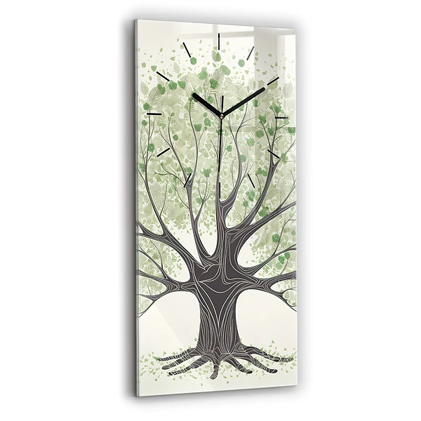 Vertikale Uhr Großer Baum Natur
