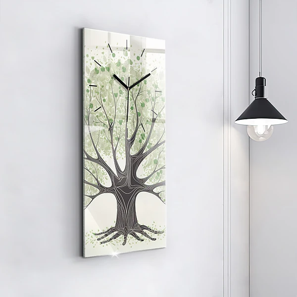 Vertikale Uhr Großer Baum Natur