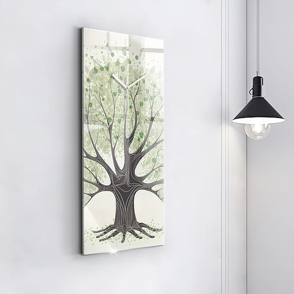 Vertikale Uhr Großer Baum Natur