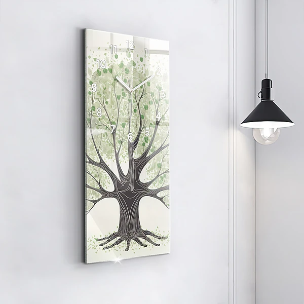 Vertikale Uhr Großer Baum Natur