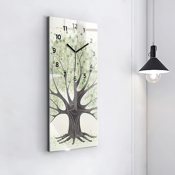 Vertikale Uhr Großer Baum Natur