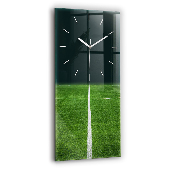 Vertikale Uhr Fußballfeld