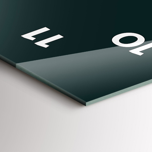 Vertikale Uhr Fußballfeld