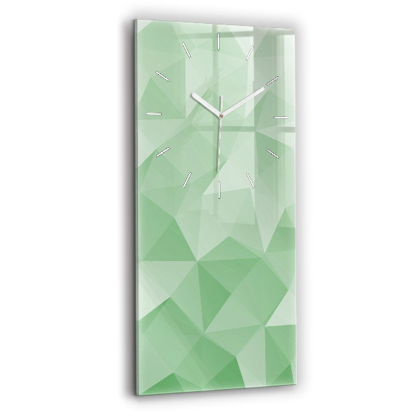 Vertikale Uhr mit motiv Dreiecke abstrakt