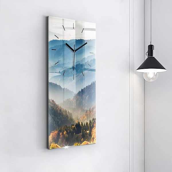 Vertikale Uhr Berglandschaft