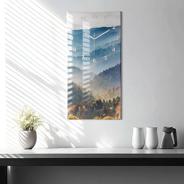 Vertikale Uhr Berglandschaft