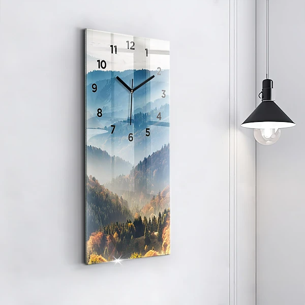 Vertikale Uhr Berglandschaft
