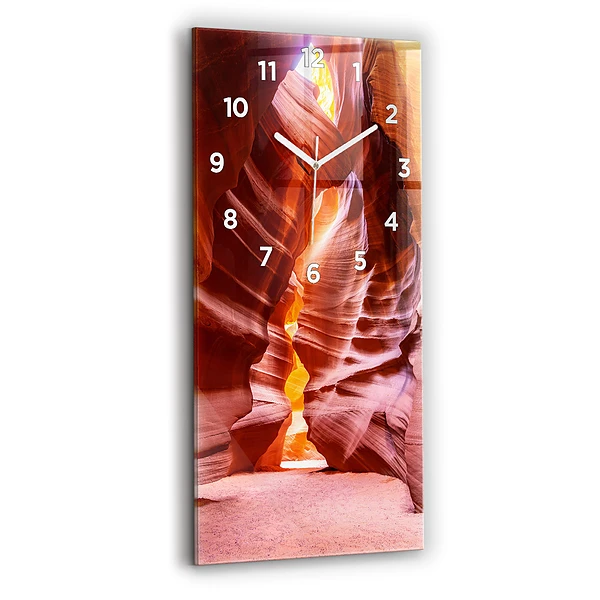 Vertikale Uhr mit motiv Sand-Schlucht