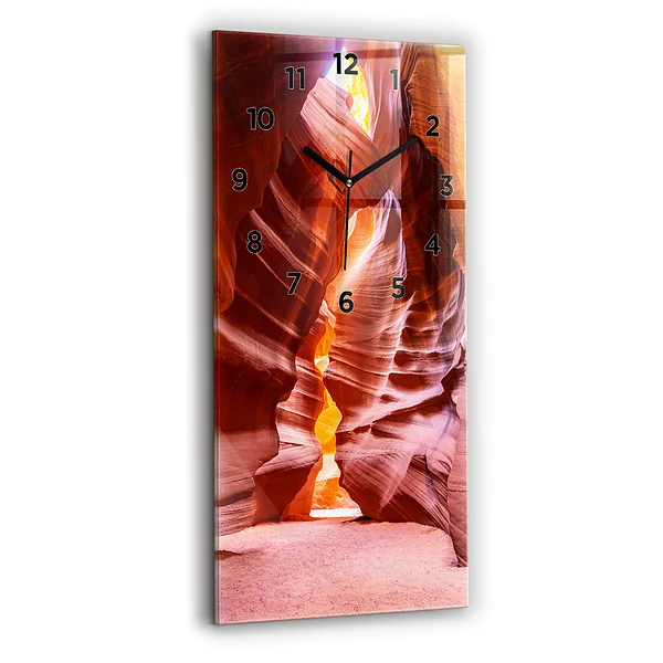Vertikale Uhr mit motiv Sand-Schlucht