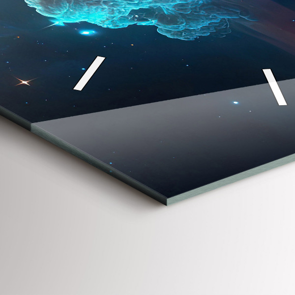 Vertikale Uhr mit motiv Kosmische Welt der Sterne