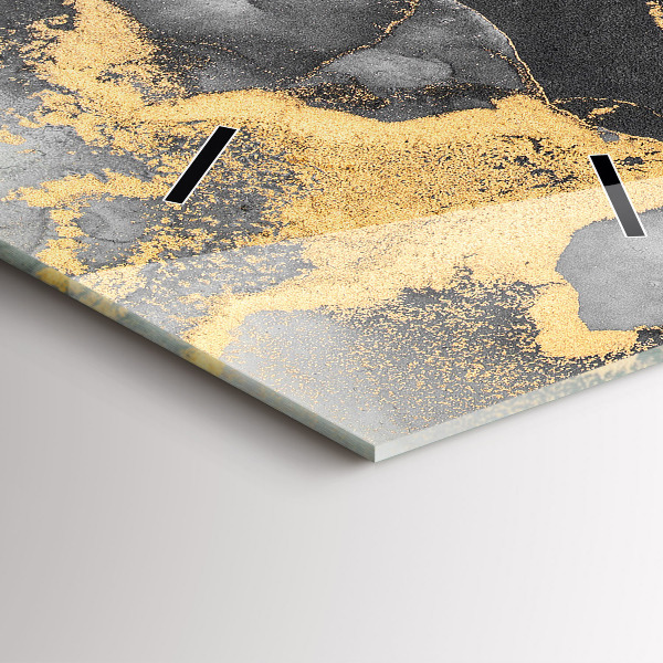 Vertikale Uhr Kunstvoller Marmor