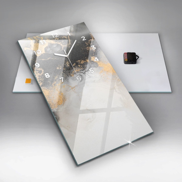 Vertikale Uhr Kunstvoller Marmor