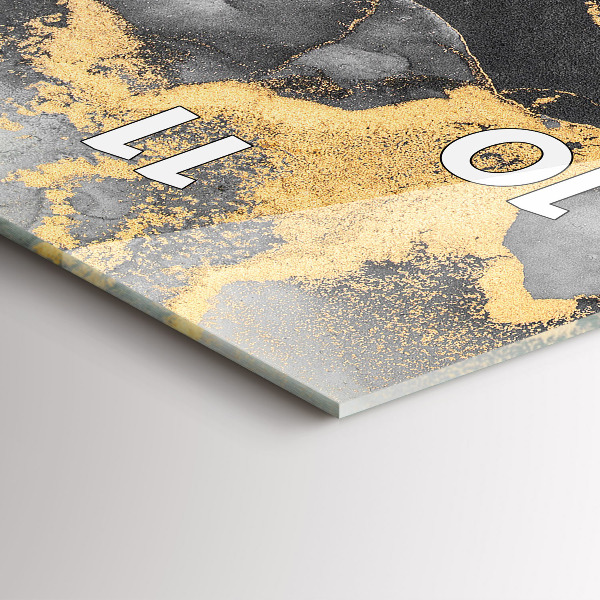 Vertikale Uhr Kunstvoller Marmor