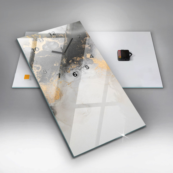 Vertikale Uhr Kunstvoller Marmor