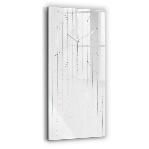Vertikale Uhr mit motiv Holzplatten-Muster