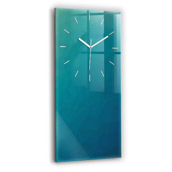 Vertikale Uhr mit motiv Marine Abstraktion