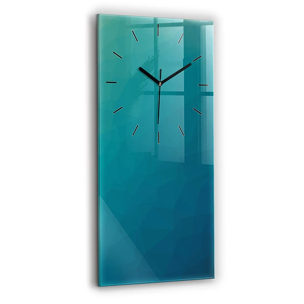 Vertikale Uhr mit motiv Marine Abstraktion