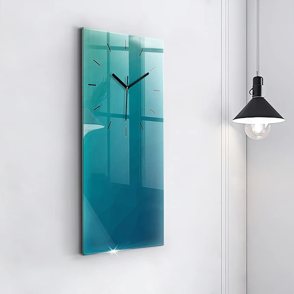 Vertikale Uhr mit motiv Marine Abstraktion