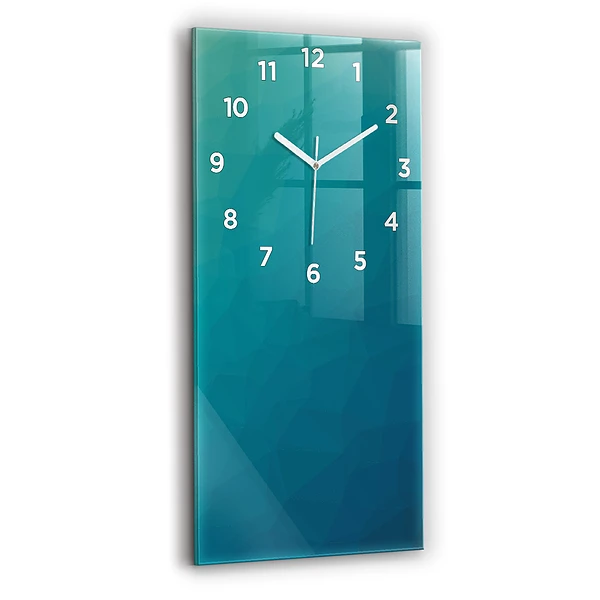 Vertikale Uhr mit motiv Marine Abstraktion