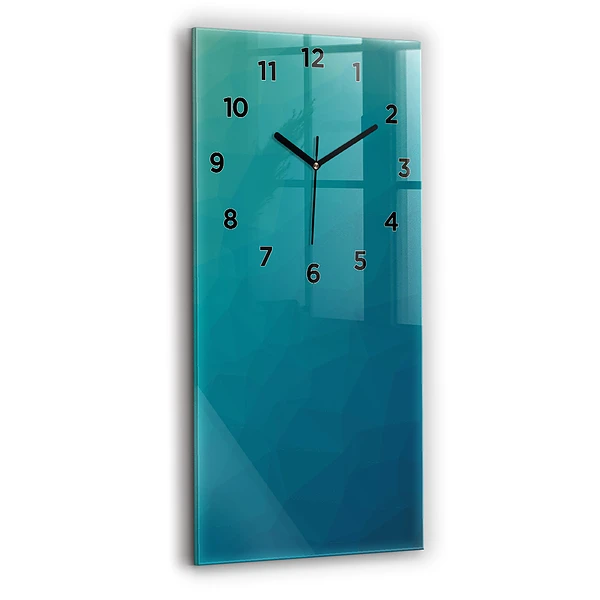 Vertikale Uhr mit motiv Marine Abstraktion