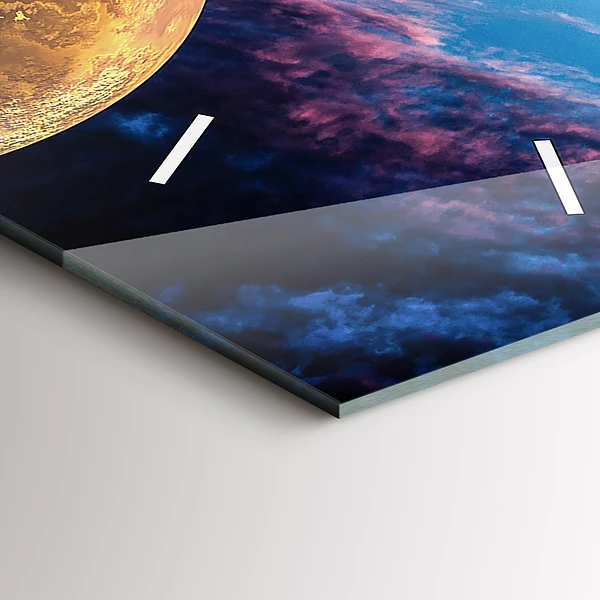 Vertikale Uhr Große Galaxie
