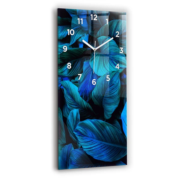 Vertikale Uhr mit motiv Tropische Natur