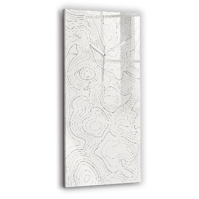 Vertikale Uhr Flecken abstrakt