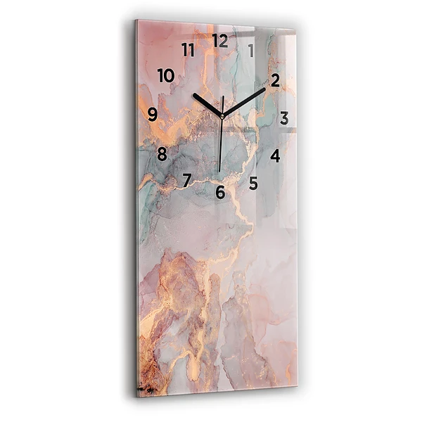 Vertikale Uhr mit motiv Marmor Textur