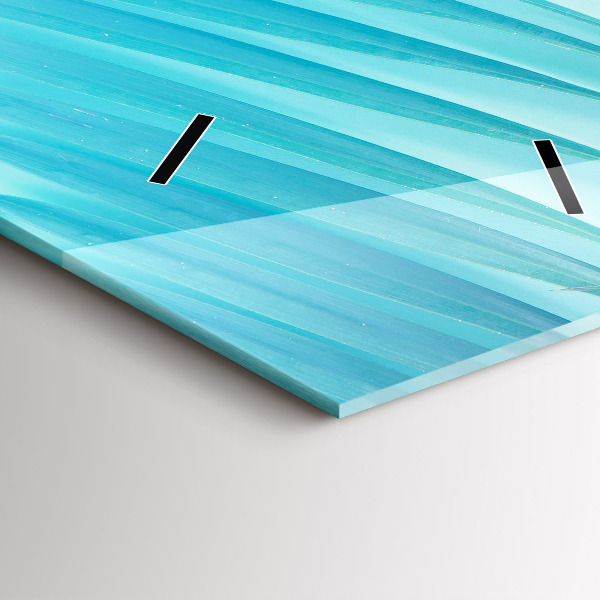 Vertikale Uhr Tropische Palme