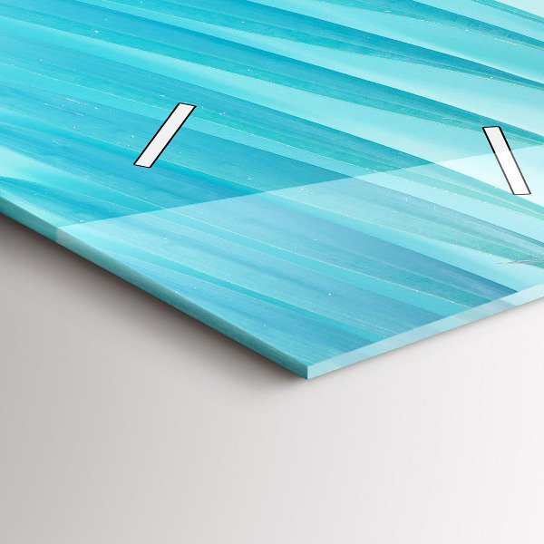 Vertikale Uhr Tropische Palme