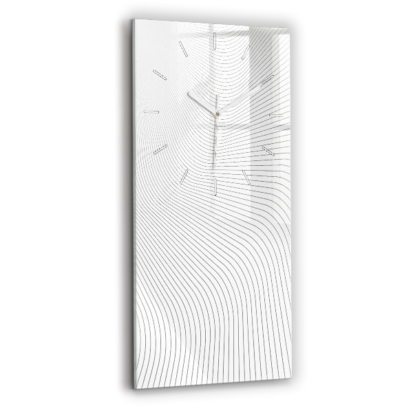 Vertikale Uhr mit motiv Abstrakte Linien