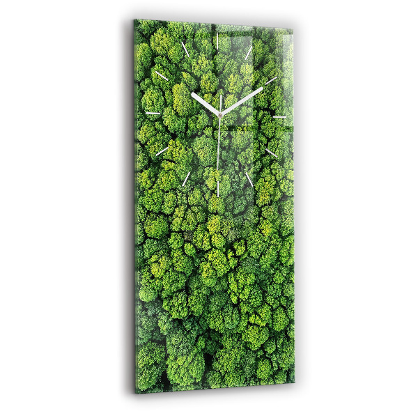 Vertikale Uhr Wald von oben